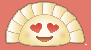 Dumpling art by Yiying Lu (Screenshot: Change.org)